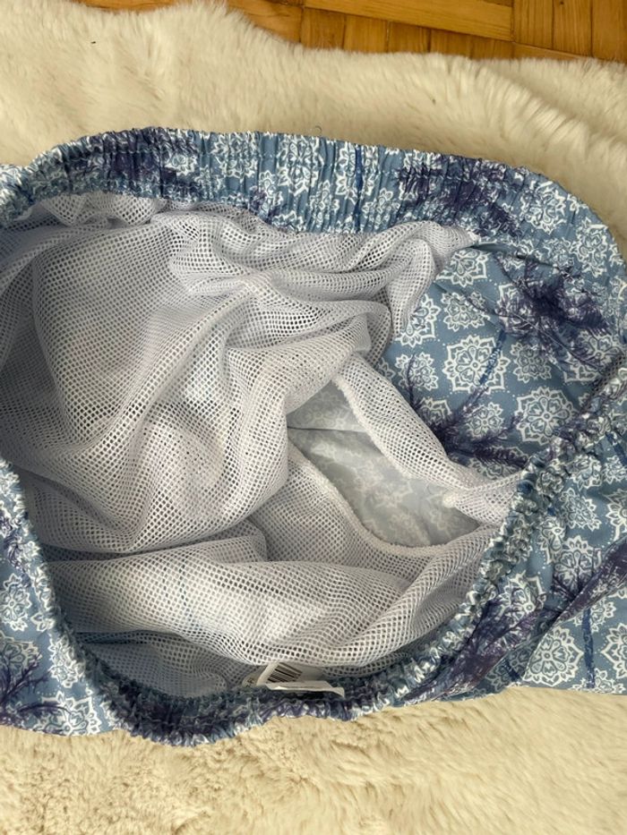 Short de bain bleu palmiers feel free taille L - photo numéro 2