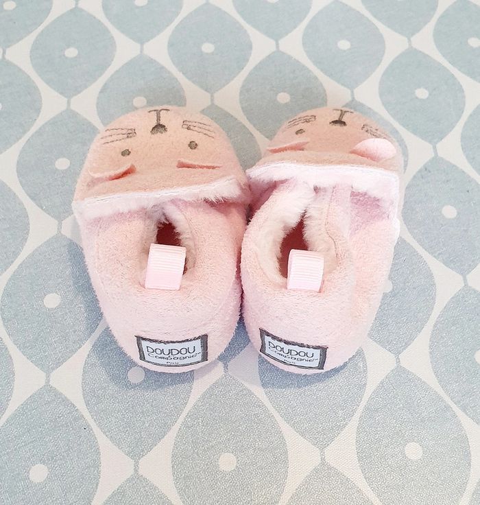 Chaussons Doudou et Compagnie - 0/6M - photo numéro 2