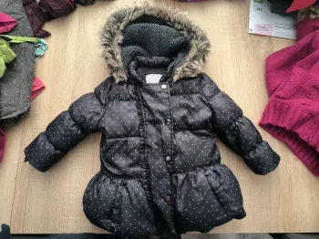 Manteau fille fourrure Tape à l'oeil