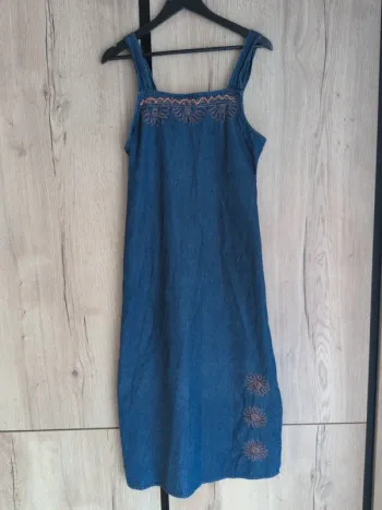 Robe en jean à bretelles Taille 38