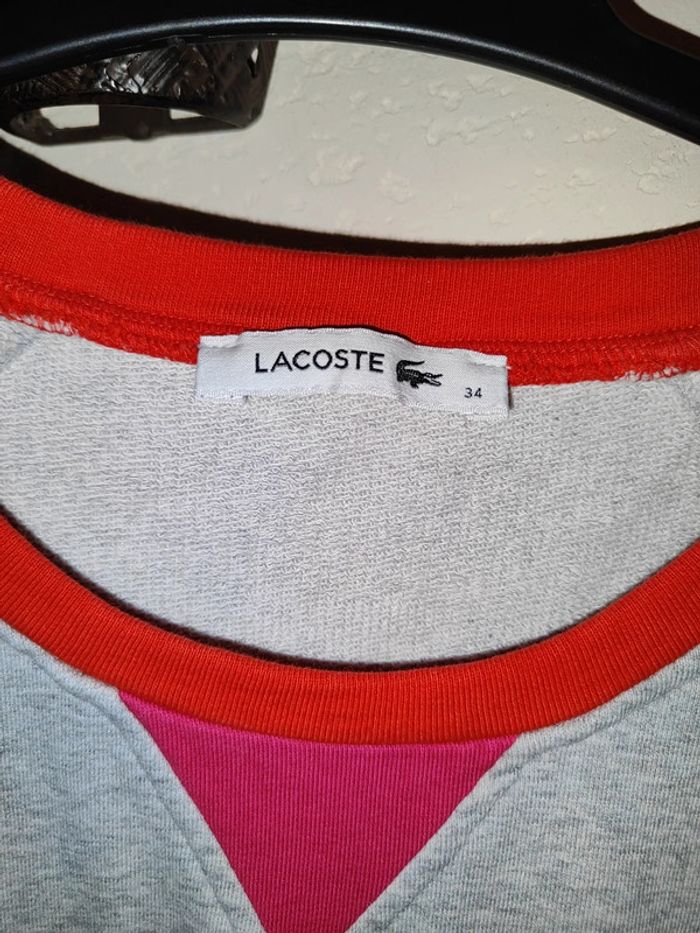 Robe grise Lacoste taille 34 - photo numéro 3