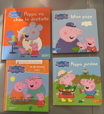 4 livres Peppa Pig à l’unité ou en lot 