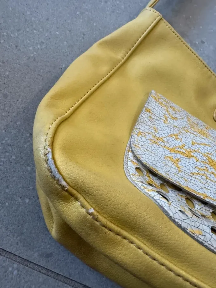 Sac à bandoulière les tropéziennes, usé, 27x22cm - photo numéro 3