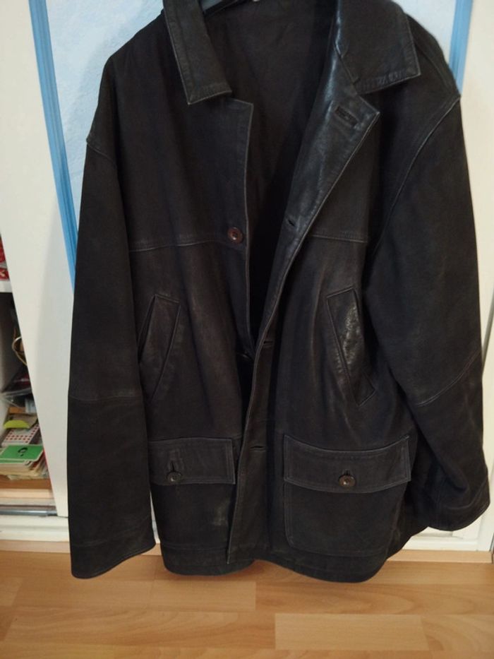 VESTE  CUIR NUBUCK - photo numéro 4