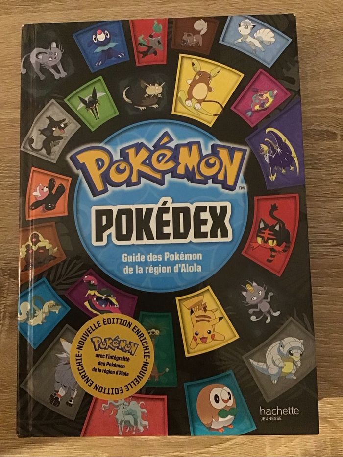 Livre Pokémon Pokédex Guide des Pokémon de la région d’Ali la nouvelle édition