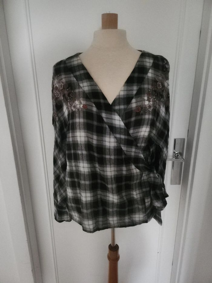 Chemise cache cœur Zara - photo numéro 2