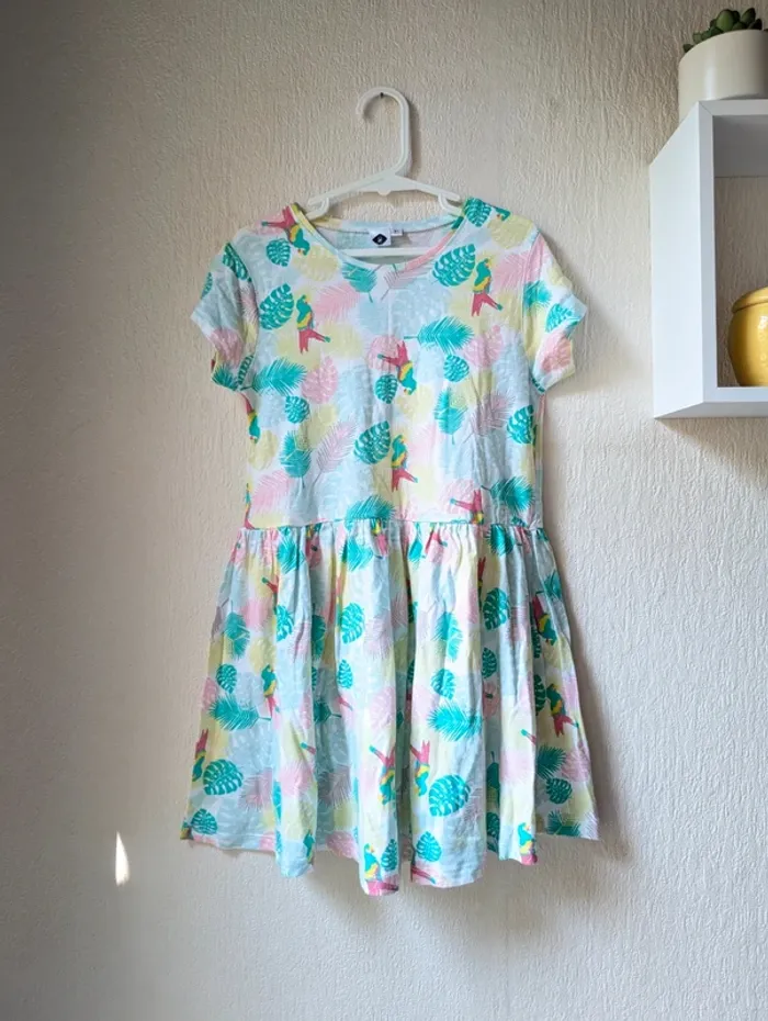 🐦 Robe Z imprimé oiseaux – 6 ans - photo numéro 2