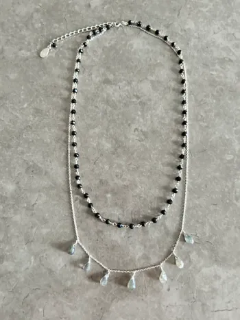 Collier Double Rangs en Argent Canyon