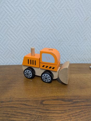 Tractopelle empilable en bois