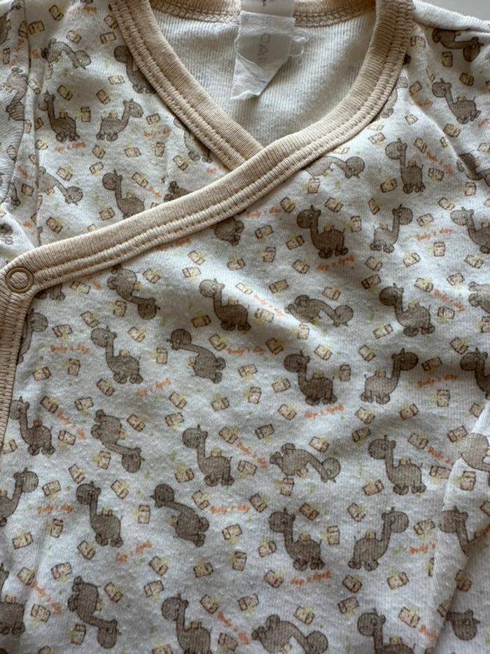 Lot de 2 bodies manches courtes - 3 mois - Baby club - photo numéro 5