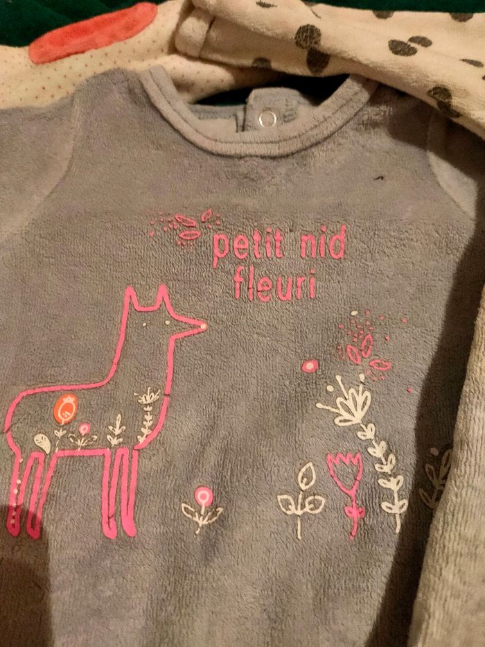 Lot de 3 pyjamas en velours - photo numéro 3