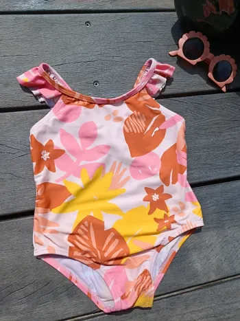 Maillot de bain à volants 1 pièce TAO 18 mois