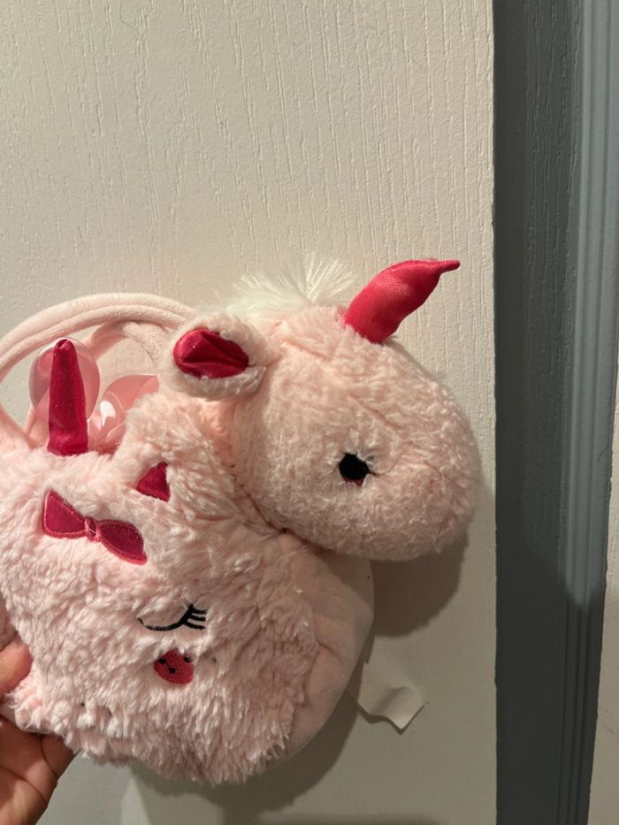 Sac avec peluche licorne - photo numéro 2