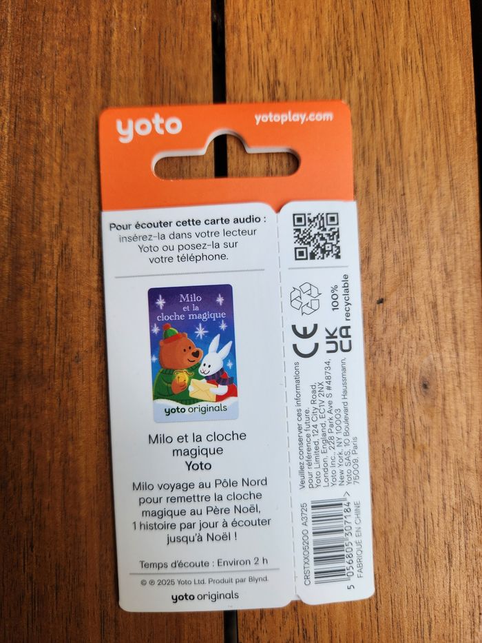 carte yoto milo et la cloche magique - photo numéro 2