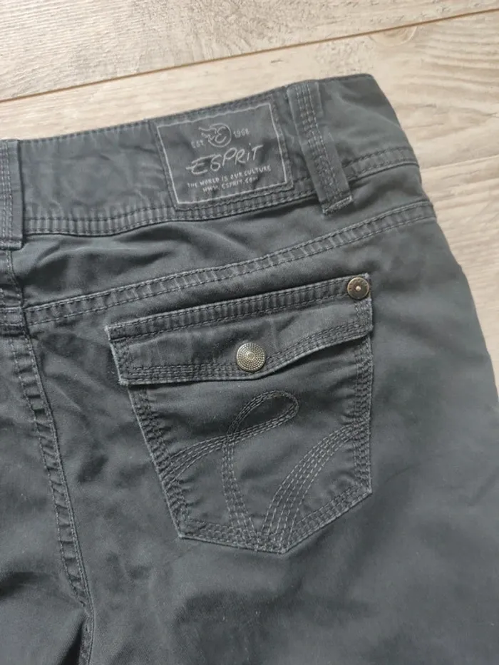 Jeans skinny stretch noir avec poches taille 36 Esprit - photo numéro 4