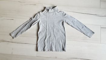 Vêtement mixte garçon fille tee-shirt manches longues sous-pull gris Tex 6 ans