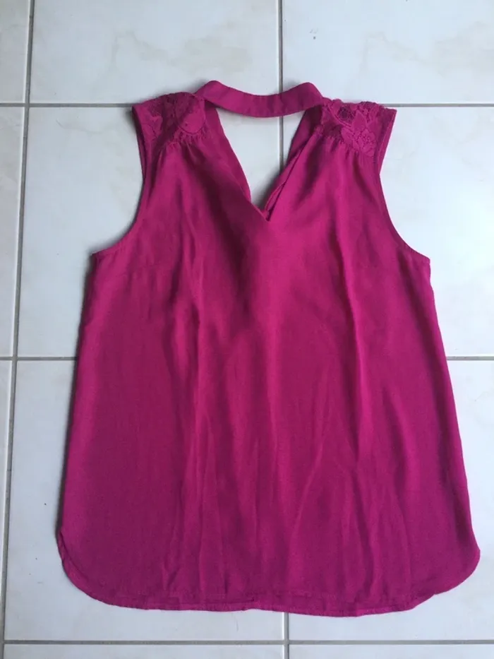 Chemisier chic fuschia T38