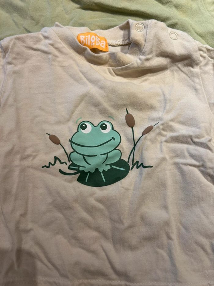 Lot 2 t-shirts Biloba – 6 mois - photo numéro 4