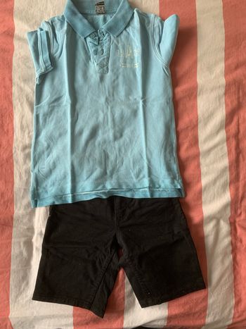 Ensemble bermuda polo