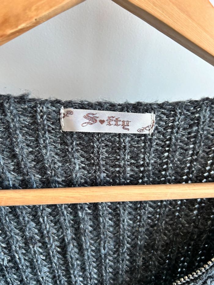 Pull long ou robe en maille - photo numéro 3