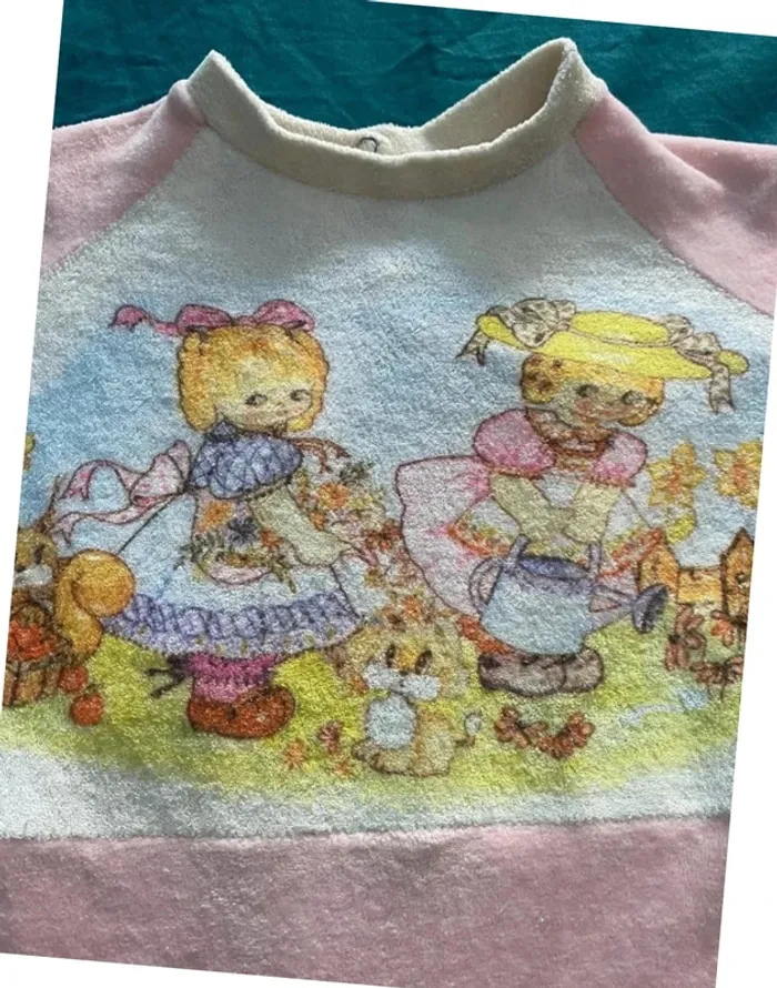 Pyjama fille vintage 18 mois - photo numéro 2