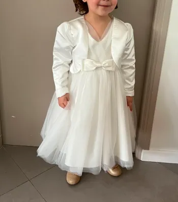 Robe cérémonie avec veste et boléro