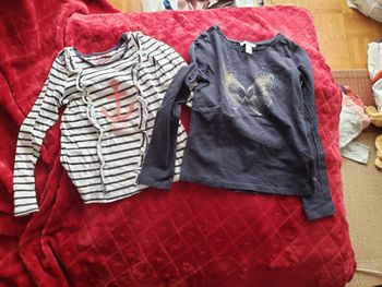 lot de 2 tee shirt 6 ans