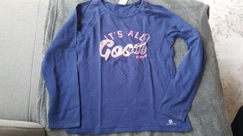 T-shirt bleu marine fille 6 ans