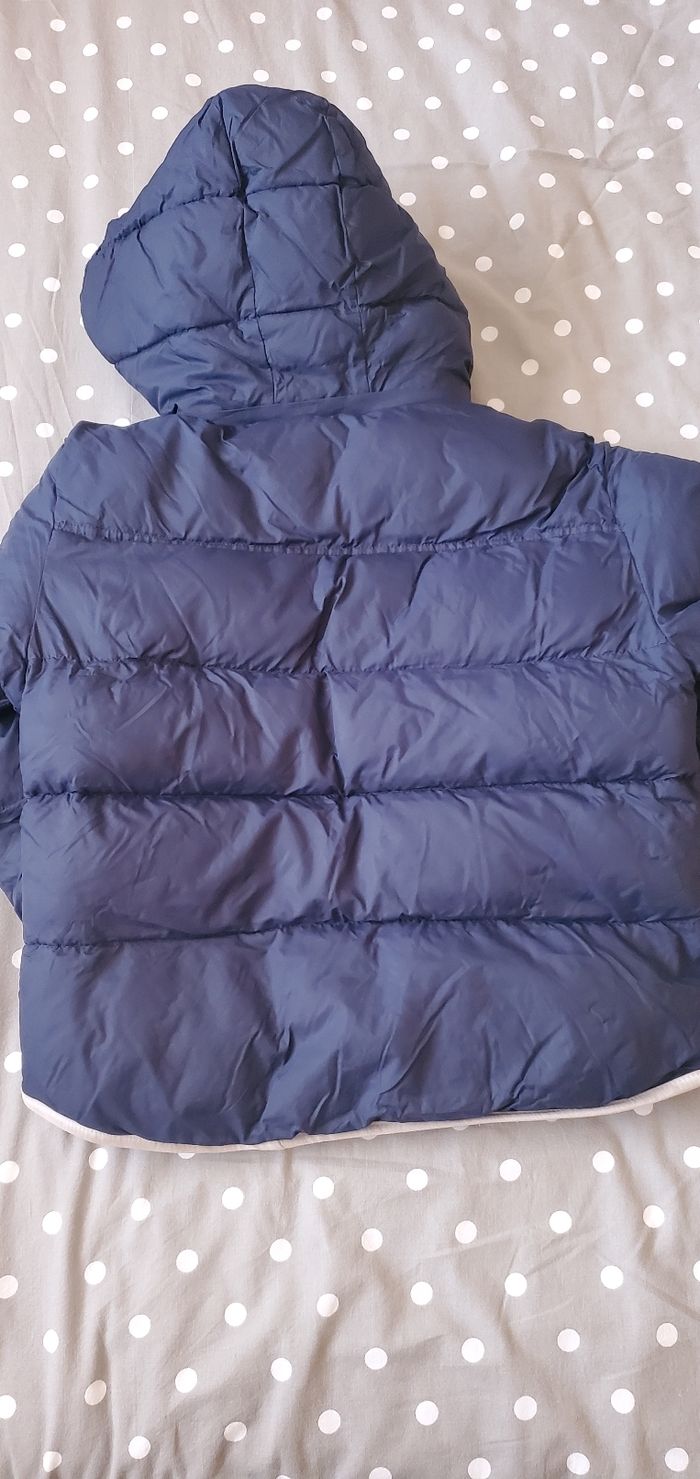 Doudoune bleu marine avec gants 10 ans DPAM - photo numéro 7