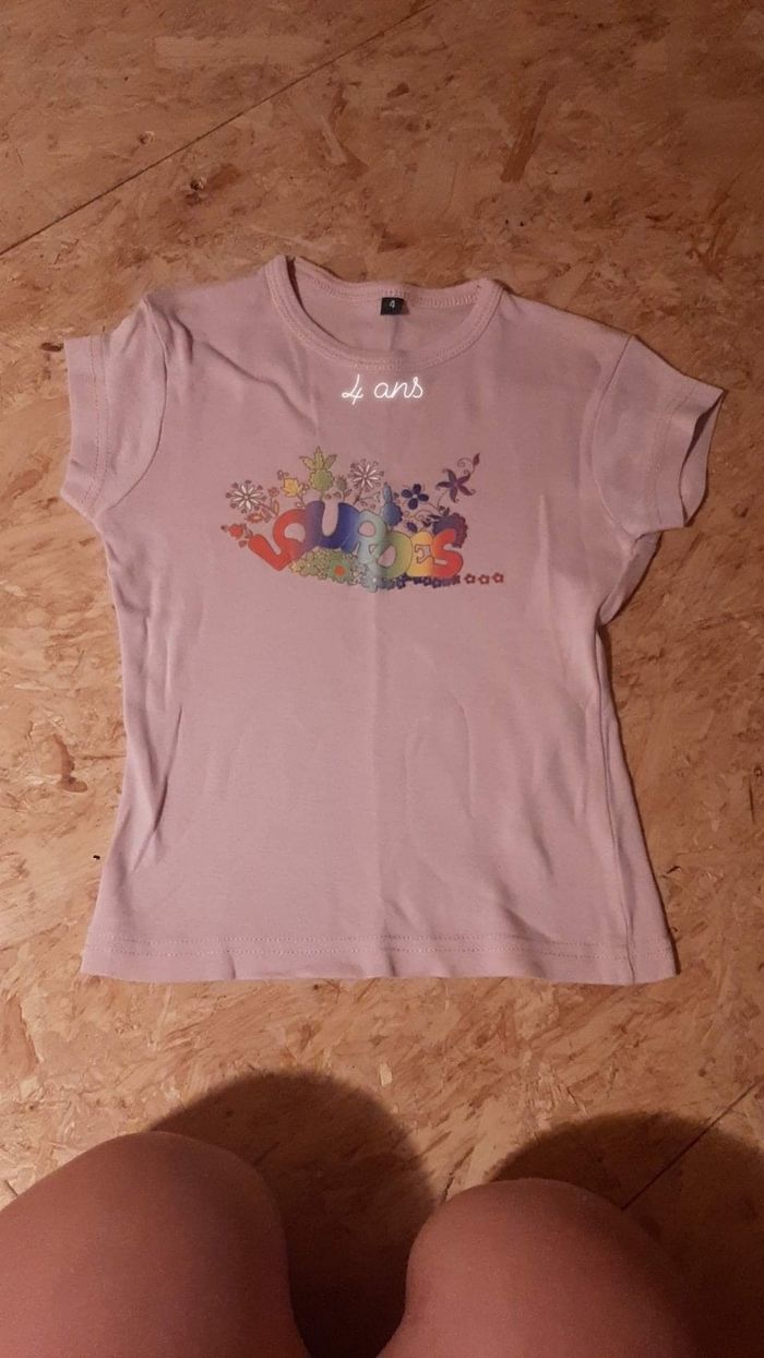 T-shirt fille 4 ans