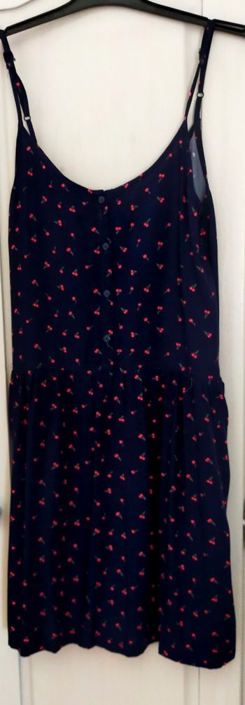 Robe bretelles Kiabi bleue marine