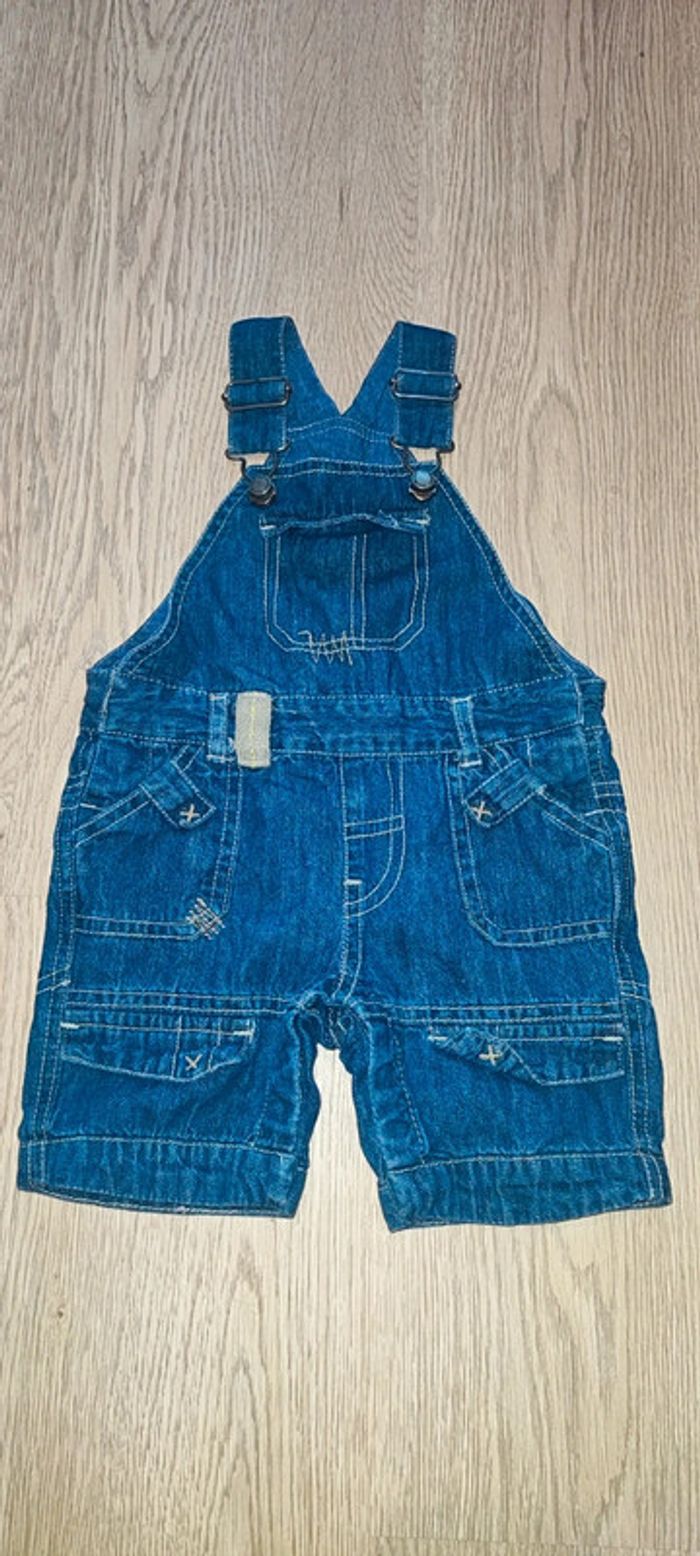Lot de 4 salopettes en très bon état voir neuf taille 9-12 mois - photo numéro 5