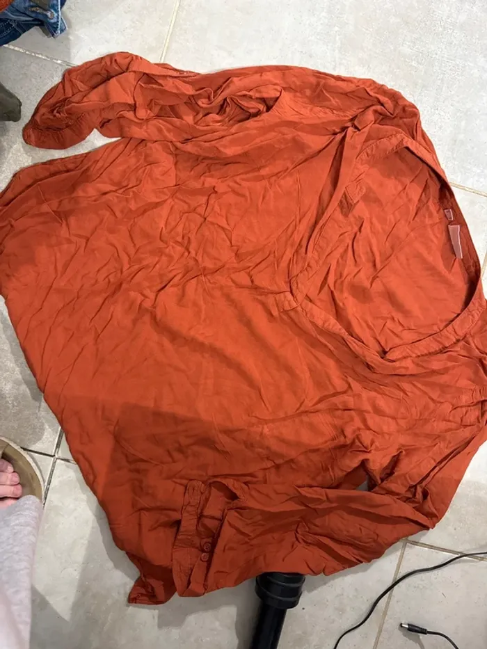 Haut fluide terracotta – bpc – Taille 46 - photo numéro 2