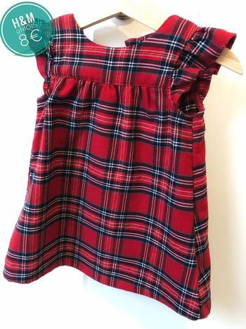 Robe de fête Noël H&M en 6/9mois