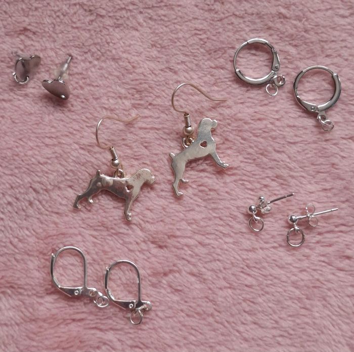 Boucles d'oreilles chiens