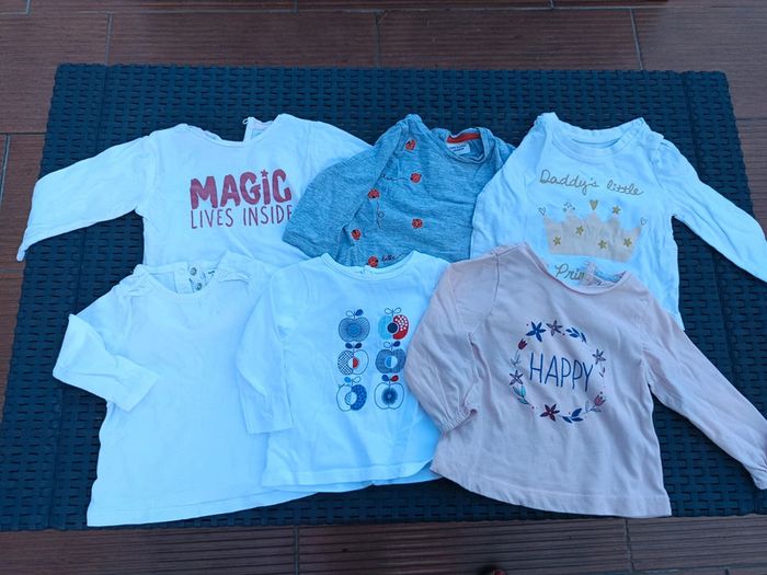 Lot tee shirts