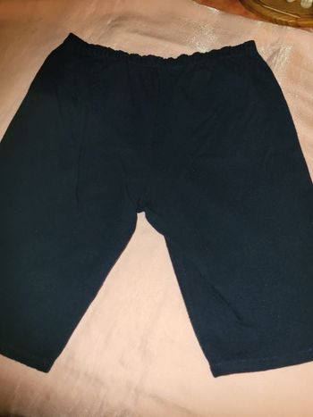 cycliste marine t 38 , non porté coton élasthanne