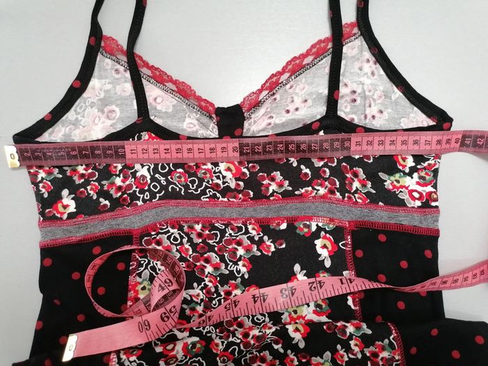 Robe été noir et rouge, fleurie et à pois, 38 - photo numéro 9