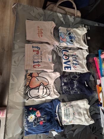 Lot tee-shirts manches longues