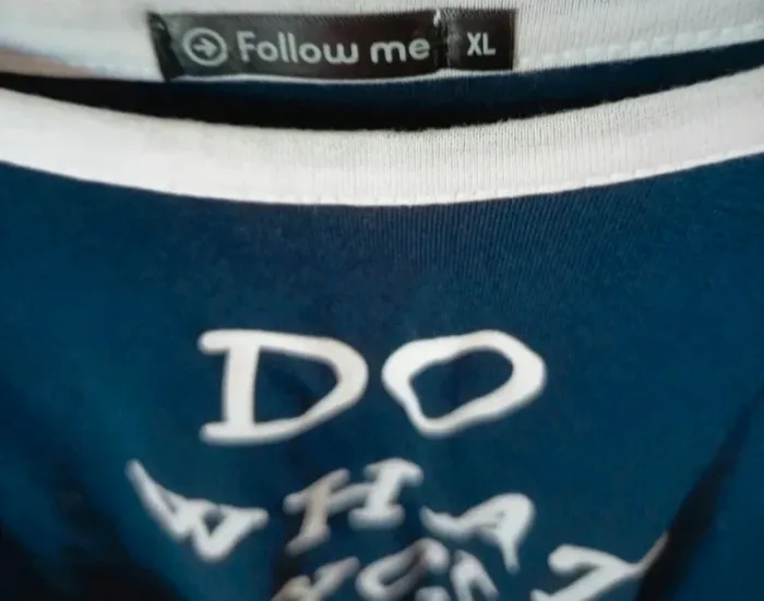 T-shirt follow me taille XL - photo numéro 3