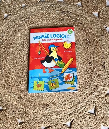 Livre Pensée logique colle , joue et apprends pour les 5-7 ans