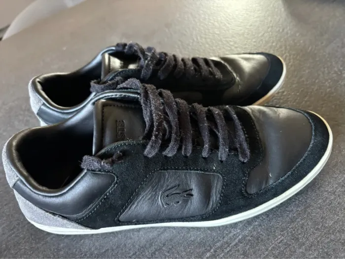 Basket Lacoste femme taille 40 en bon état - photo numéro 3