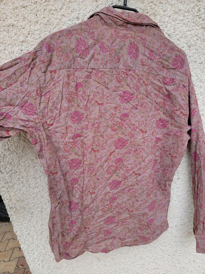 Chemise fleurie à motif Antoine tie and dye grunge vintage - photo numéro 3
