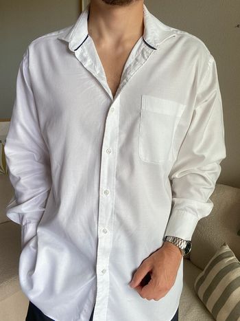 Chemise Tommy Hilfiger - taille L - blanche 👔