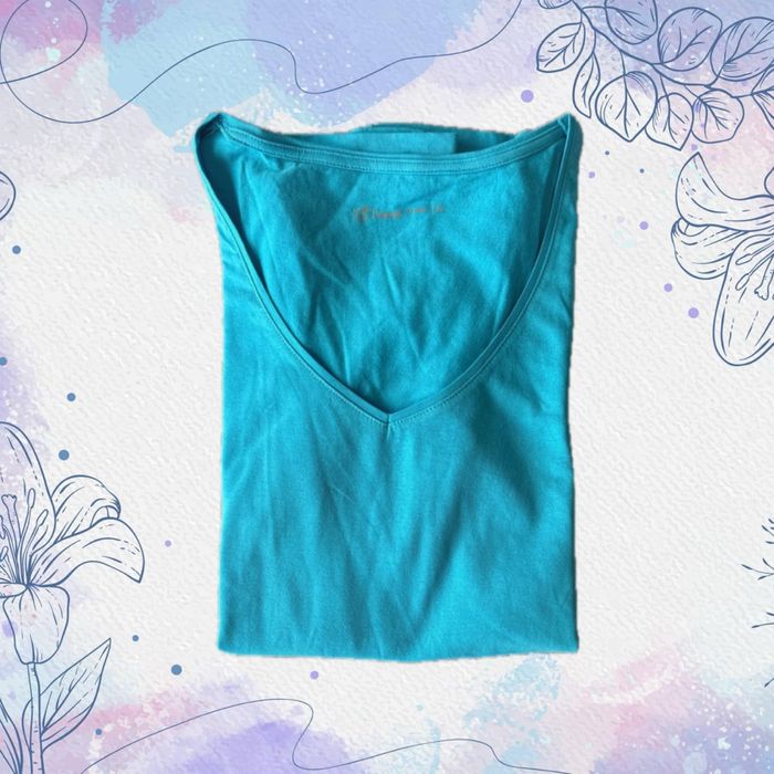 Teeshirt Gemo bleu turquoise 42 Parfait état