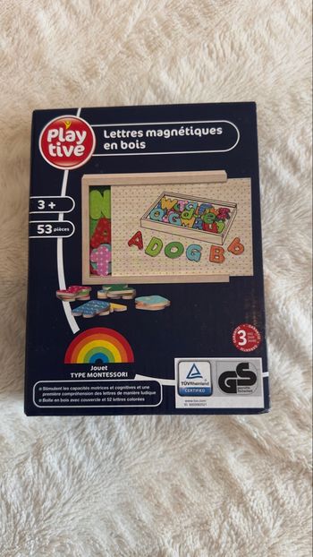 Jeu lettres magnétiques 