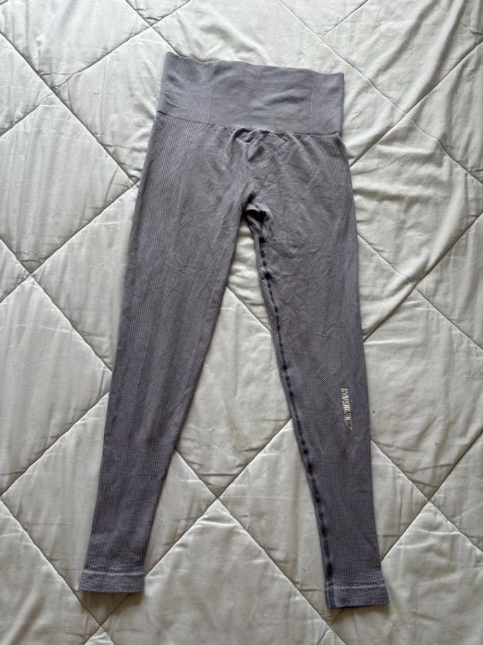 Legging Gymshark Taille M/38 violet Lila – mega Taille Haute – Très Bon État - photo numéro 2