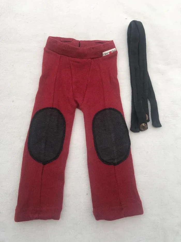 Hazel trousers manymonths bordeaux S/M laine mérinos natural woollies