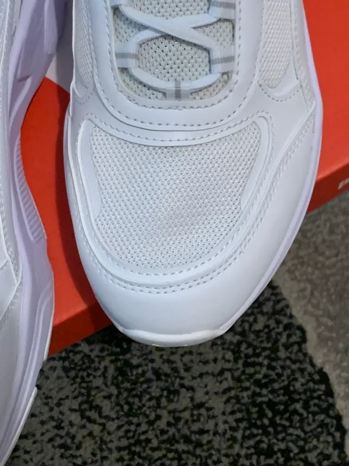 Baskets femme puma soft original blanc et argenté - photo numéro 9