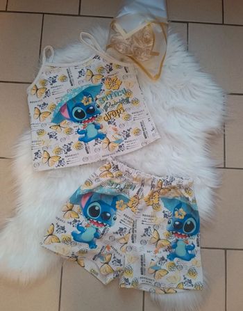 Pyjama d'été Stitch fille